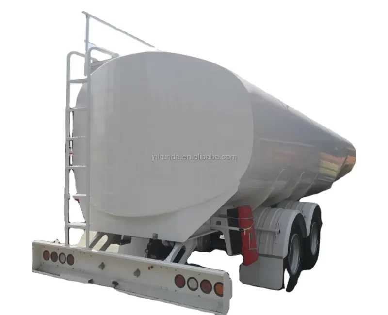 Sell Transport Truck Semi Trailer Axle 5000L Fuel Tank Oil Tank Trailer