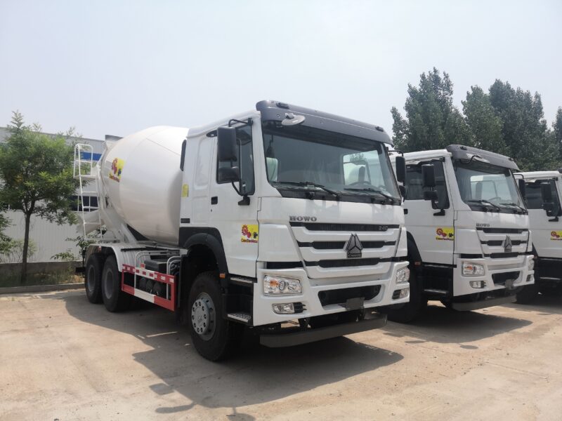 HOWO Sinotruk Low Price Truck Mounted Concrete Transit Mixer 10m3 mixing camion – Image 2