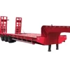 50-100 Tons Hydraulic Low Bed Trailer with Detachable gooseneck